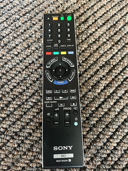 Sony kaukosäädin televisiolle