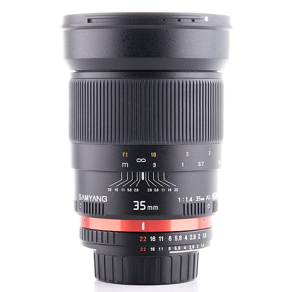Samyang 35mm f/1.4 AS UMC -objektiivi (Canon) (käytetty)