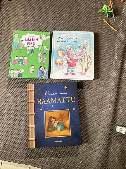 Lasten kirjat ja lasten Raamattu - 3 kpl