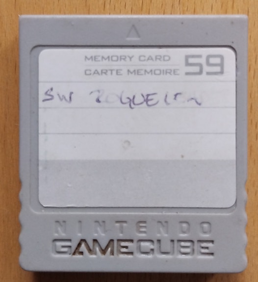 Nintendo Gamecube muistikortti