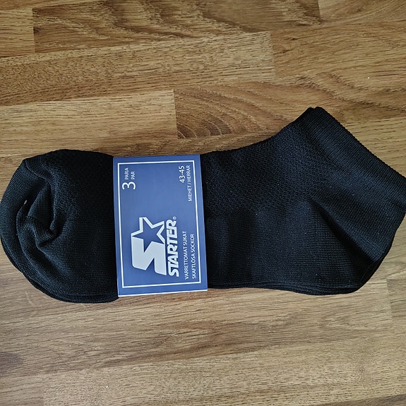 Miesten varrettomat sukat, koko 43-45