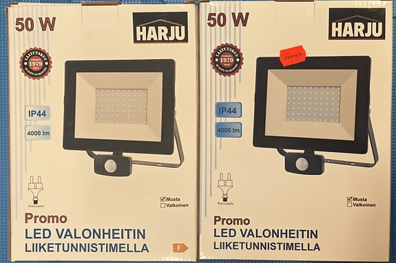 LED-valonheittimet liiketunnistimella 2 kpl