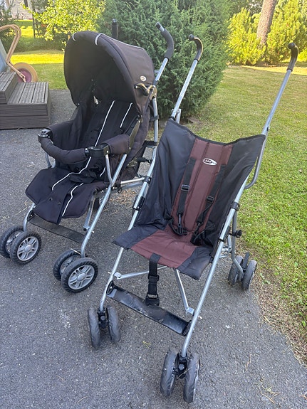 Carena matkarattaat ja sateenvarjorattaat musta
