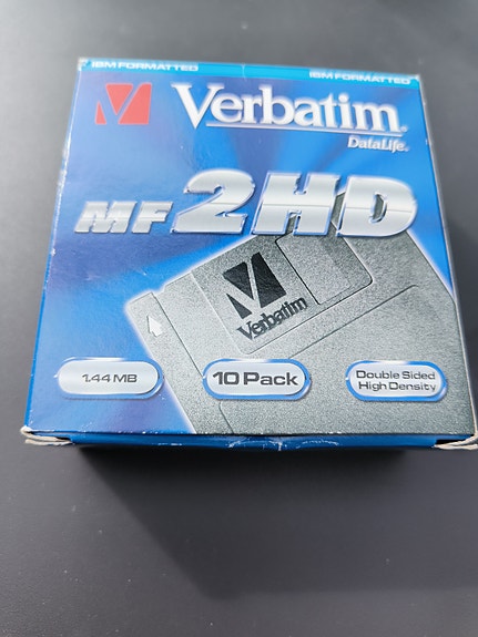 Verbatim MF 2HD 3,5" levykkeet 1,44 MB 10 kpl
