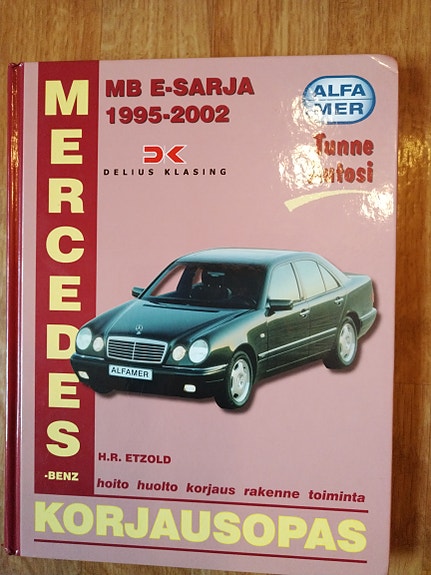 Alfamer Mercedes MB E-sarja 1995–2002 huolto- ja korjausopas