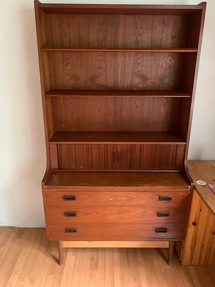 Vintage teak kirjahylly