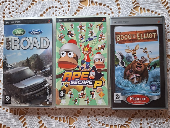 PSP-pelit 3 kpl setti, 3+