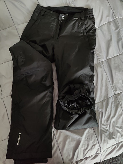 Icepeak lasketteluhousut / toppahousut, koko 36, musta