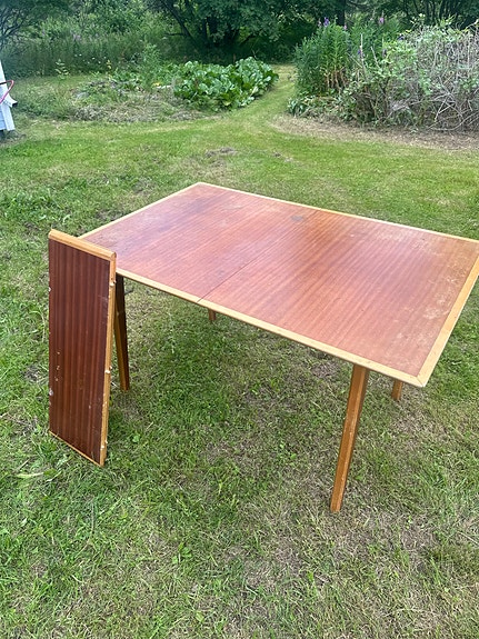 1950 luvun teak pöytä