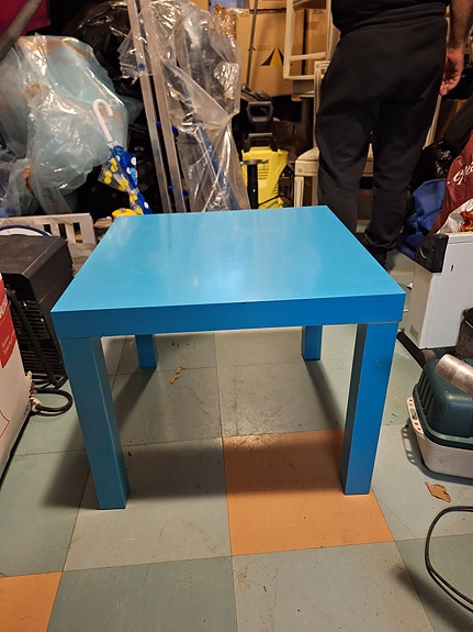 IKEA lasten pöytä sininen