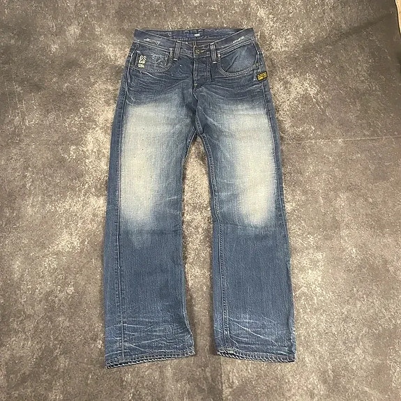 Miesten Vaaleansiniset G-Star Vintage Farkut Koossa W31 L34