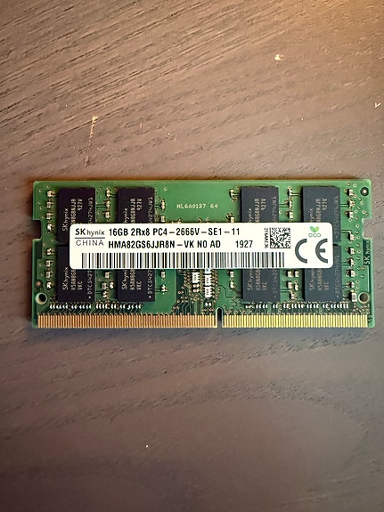 SK Hynix 16GB DDR4-2666 SO-DIMM - muistikampa kannettavaan tietokoneeseen