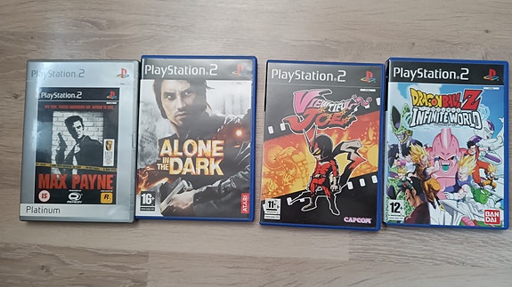 PS2 pelejä 4kpl - kts. hinnat erikseen