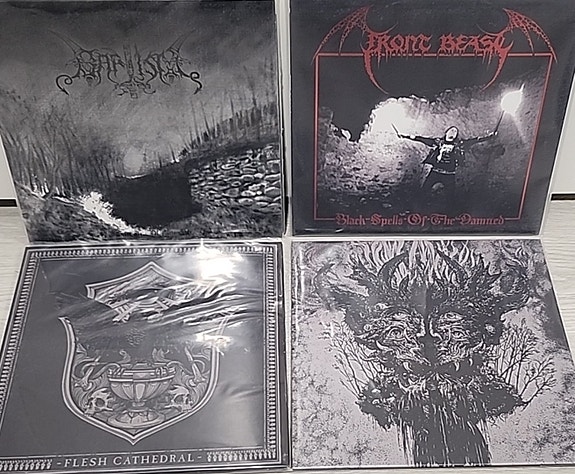 black metal -vinyylejä