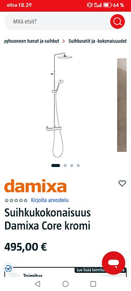 Uusi suihkukonosaisuus (2kpl)