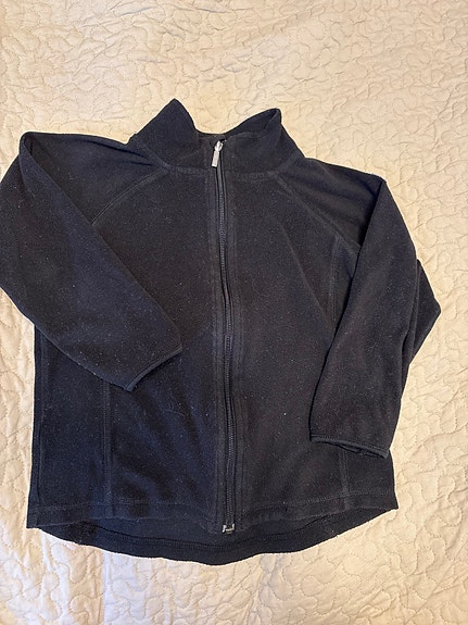 Polarn O. Pyret fleece-takki koko 98 musta unisex