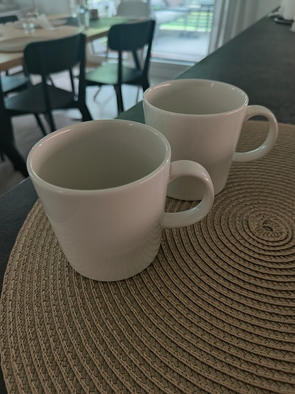 Iittala Teema mukit valkoinen