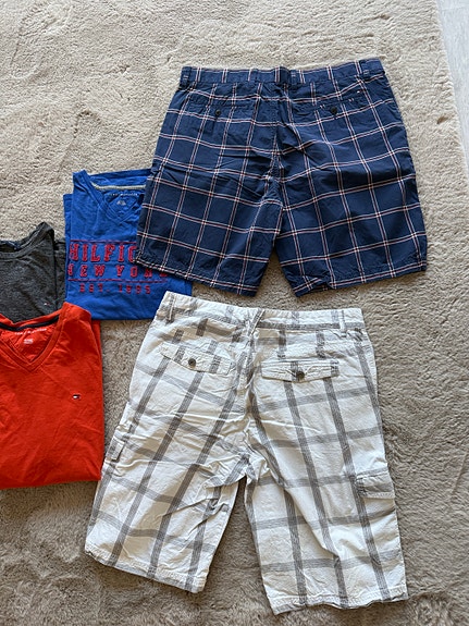 Tommy Hilfiger miesten shortsit L kirjava puuvilla