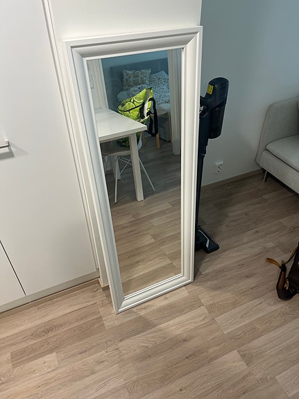 IKEA kokovartalopeili valkoinen kehys TOFTBYN