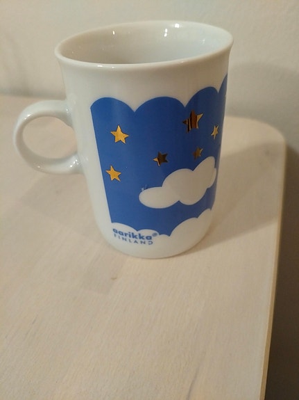 Aarikka pumpuli enkeli muki