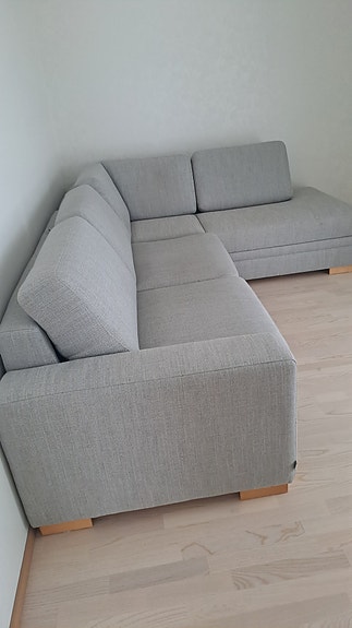Vuodesohva / Bellus harmaa /joustinpatja mekanismilla