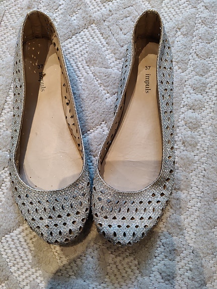 glitter ballerinat 37