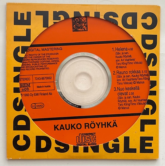 Kauko Röyhkä: Helena-cds harvinaisuus