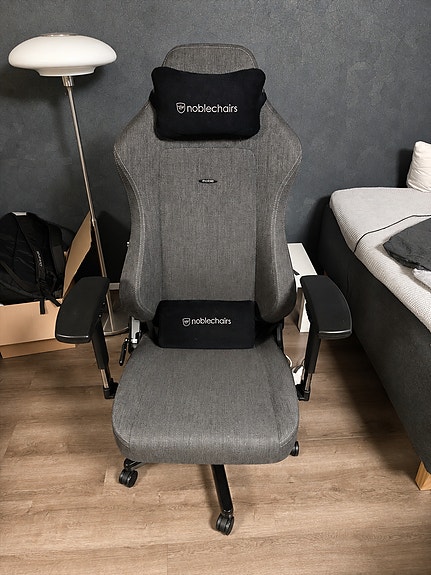 noblechairs HERO TX Gaming Chair, kangasverhoiltu pelituoli, antrasiitti
