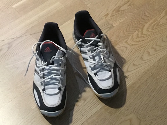 Adidas iCourt sisäpelikengät koko 46 valkoinen