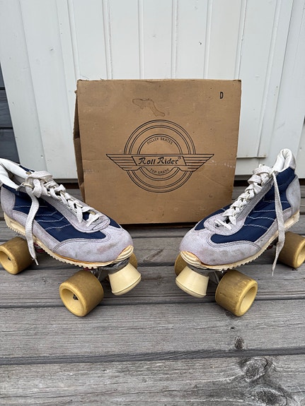 Vintage Roll Rider rullaluistimet koko 10