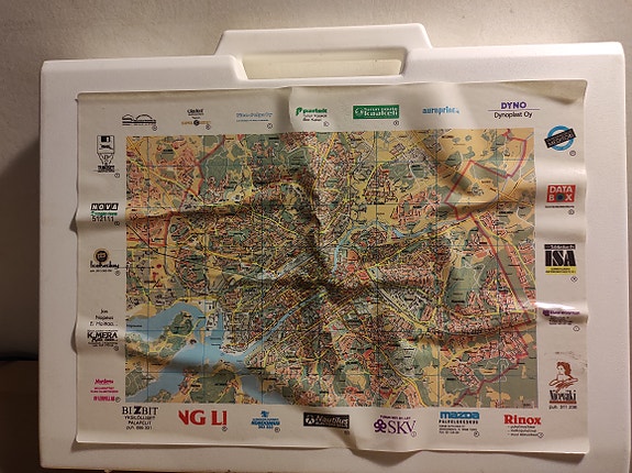 Vintage salkku-palapeli Turku. Avaamaton.  Todella harvoin tarjolla