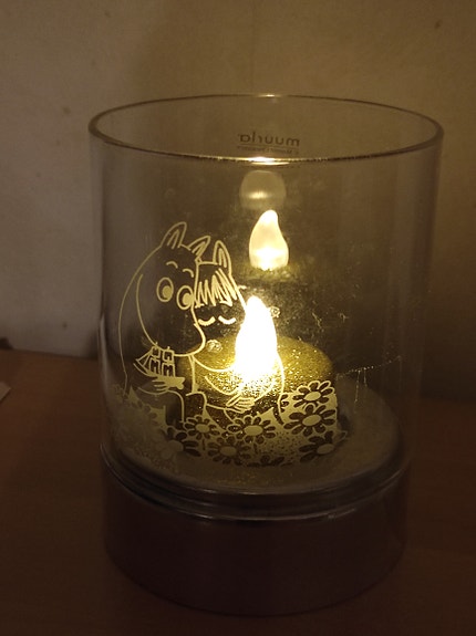 Muurla, Muumi kynttilälyhty/tuikkulyhty. Uusi. Moomin. Yhdessä
