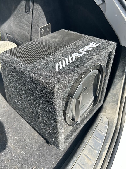 Alpine 8" subwoofer