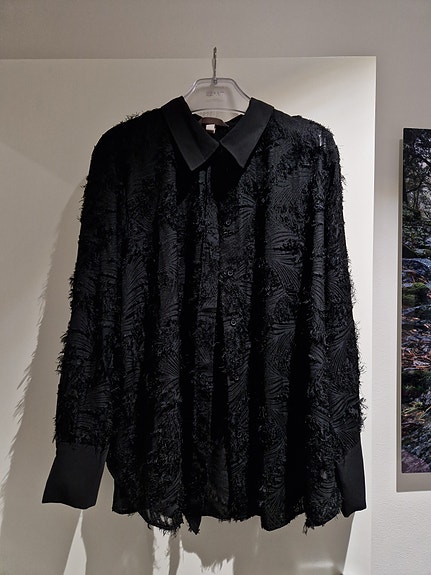 H&M naisten kauluspaita XL musta