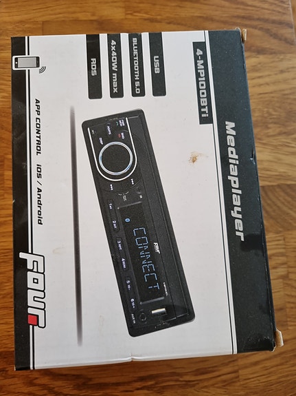 Four Connect 4-MP100BTI autosoitin Bluetooth USB AUX