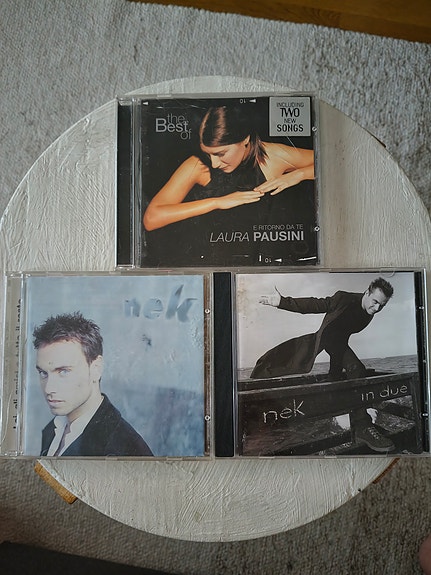 Laura Pausini & Nek CD-levyt, 3 kpl