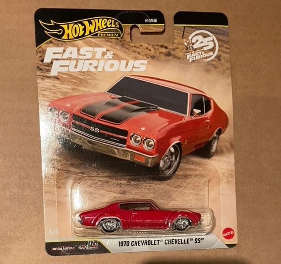 Hot Wheels Fast & Furious 1970 Chevrolet Chevelle SS pienoauto