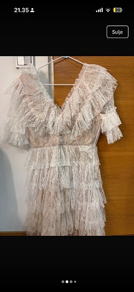 By Malina v mini sky dress