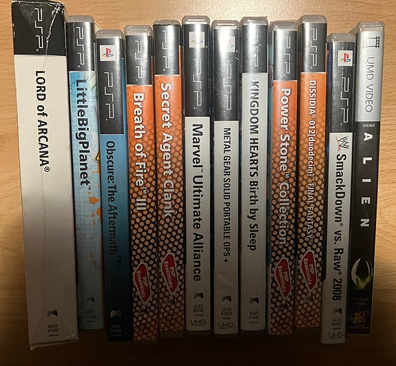PSP pelipaketti useita pelejä