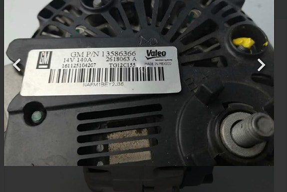 opel laturi 13586366