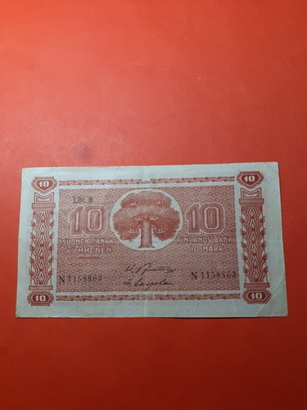 10 mk seteli  1945