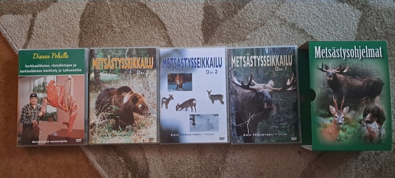 Metsästysseikkailu DVD-elokuvat osa 1–3