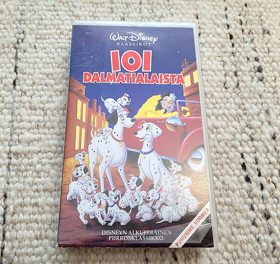 VHS Disney 101 Dalmatialaista