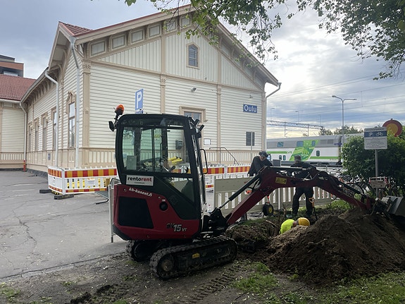 Minikaivuri Yanmar 1600kg Vuokraus, Oulu