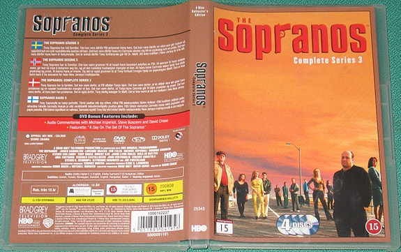 The Sopranos - Kausi 3 (4 x DVD)