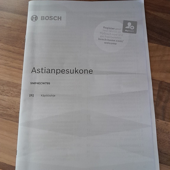 Bosch astianpesukone