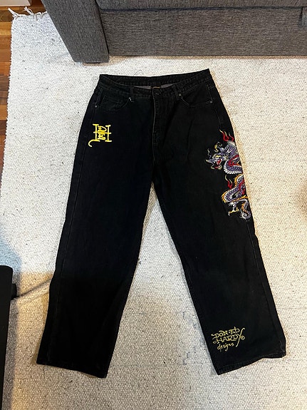 Ed Hardy Battle-Dragon Tattoo farkut