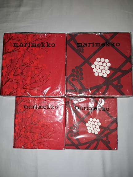 Uusi Marimekko servetit 4 pkt