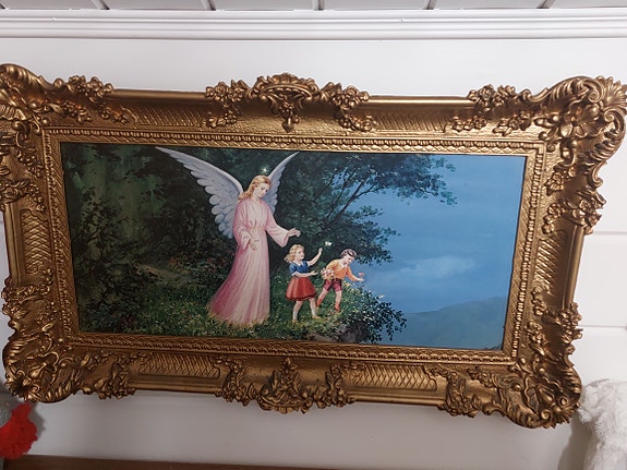 Iso suojelusenkeli taulu 94cm x 56cm VARATTU