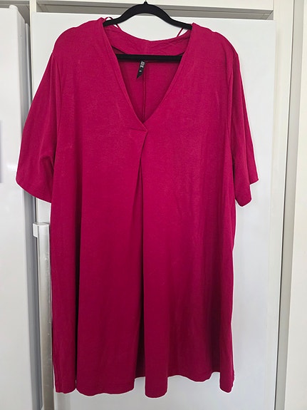 Tunika XXL pinkki KappAhl A-linja